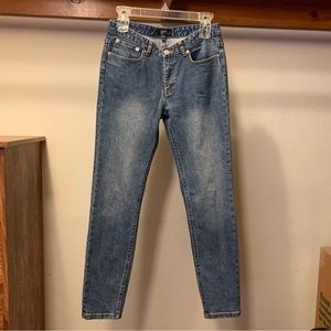 A.P.C. Blue Skinny Jeans Size 26
